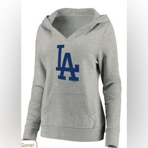 Women’s V-Neck Dodger Hoodie